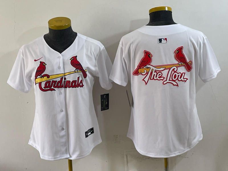 women 2026 St.Louis Cardinals blank white Nike MLB Jersey 0727002->women mlb jersey->Women Jersey